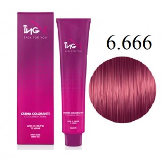 Крем-фарба для волосся ING Professional Coloring Cream 6.666 Вишня 100 мл