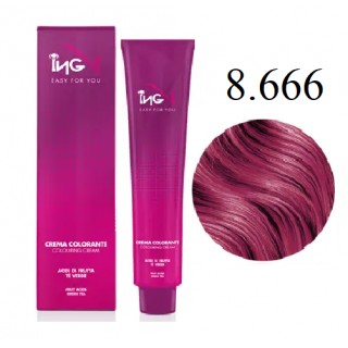 Крем-фарба для волосся ING Professional Coloring Cream 8.666 Гранатовий 100 мл