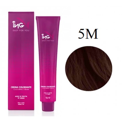 Крем-фарба для волосся Ing Professional Colouring Cream 5M Світло-каштановий матовий 100 мл