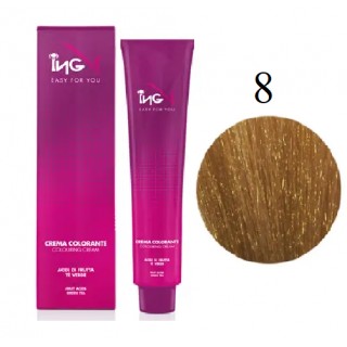 Крем-фарба для волосся ING Professional Coloring Cream 8 Світлий блондин 100 мл