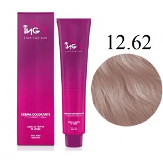 Крем-фарба для волосся ING Professional Coloring Cream 12.62 Ультра блонд рожевий 100 мл