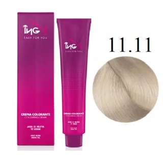 Крем-пакля для волосся ING Professional Coloring Cream 11.11 Екcтра платіновий блондин 100 мл