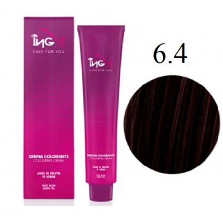 Крем-фарба для волосся ING Professional Coloring Cream 6.4 Темно-русявий мідний 100 мл