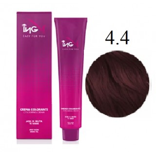 Крем-фарба для волосся ING Professional Coloring Cream 4.4 Каштановий мідний 100 мл