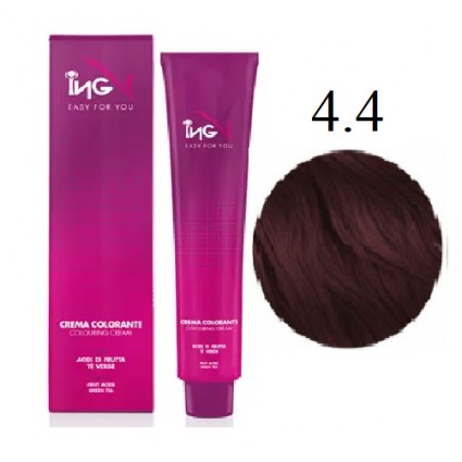 Крем-фарба для волосся ING Professional Coloring Cream 4.4 Каштановий мідний 100 мл