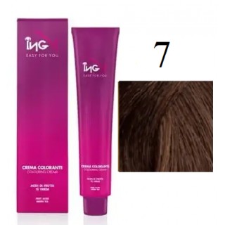 Крем-фарба для волосся безаміачна ING Professional Colouring Cream No Ammonia 7 Блондин 100 мл