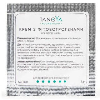 Крем із фітоестрогенами для зрілої шкіри Tanoya саше 4 мл