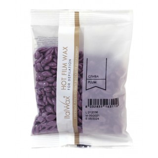 Гарячий плівковий віск у гранулах Слива ItalWax 100 г