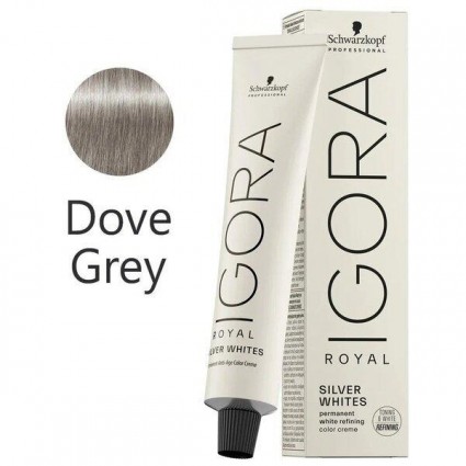Тонуючий барвник для волосся Schwarzkopf Igora Dove Grey Absolutes Silverwhite Сталь 60 мл