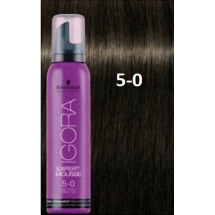 Відтіночний мус Schwarzkopf IGORA Expert Mousse 5-0 Світло-коричневий Натуральний 100 мл Відтіночний мус Schwarzkopf IGORA Expert Mousse 5-0 Світло-коричневий Натуральний 100 мл