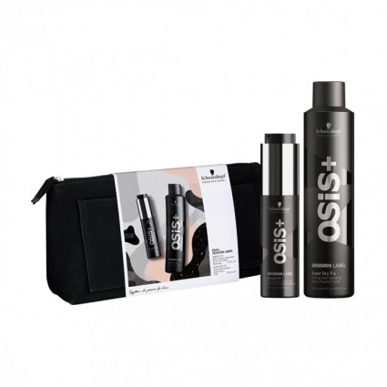 Набір Schwarzkopf Professional OSiS SESSION Label Суперсухий лак сильної фіксації 300мл + Суперуніверсальний з Набір Schwarzkopf Professional OSiS SESSION Label Суперсухий лак сильної фіксації 300мл + Суперуніверсальний з