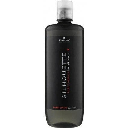 Рідкий лак для волосся Schwarzkopf Silhouette Pumpspray super hold сильної фіксації 1000 мл