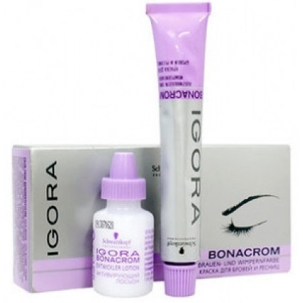 Фарба для брів і вій Schwarzkopf Igora Bonacrom Коричнева 15ml Фарба для брів і вій Schwarzkopf Igora Bonacrom Коричнева 15ml