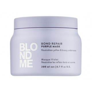 Нейтралізувальна фіолетова маска для всіх відтінків блонду Schwarzkopf Professional BlondMe Bond Repair Purple Mask 200 мл