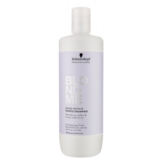 Фіолетовий шампунь для світлого волосся Schwarzkopf Professional BlondMe Bond Repair Purple Shampoo 1000 мл