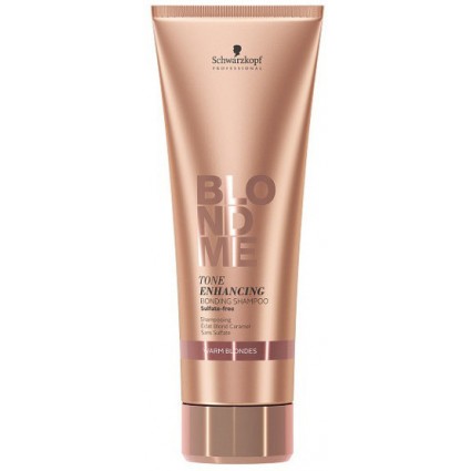 Бондінг-шампунь для теплих відтінків блонд Schwarzkopf Blondme 250 мл Бондінг-шампунь для теплих відтінків блонд Schwarzkopf Blondme 250 мл