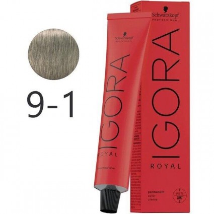 Крем-фарба для волосся Schwarzkopf Igora Royal 9-1 Екстра Русявий Сандре 60 мл