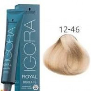Крем-фарба для волосся Schwarzkopf Igora Royal Highlift 12-46 Спеціальний блондин бежевий шоколадний 60 мл