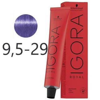 Крем-фарба для волосся Schwarzkopf Igora Royal 9,5-29 Пастельний попелясто фіолетовий 60 мл