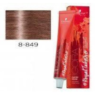 Крем-фарба для волосся Schwarzkopf Igora Royal Dusted Rouge 8-849 Світлий русявий червоний бежево-фіолетовий 60 мл