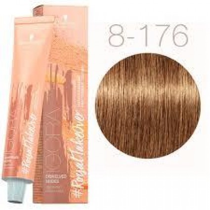 Фарба для волосся Schwarzkopf Igora Royal Disheveled Nudes 8-176 Світлий русявий сандре мідно-шоколадний 60 мл