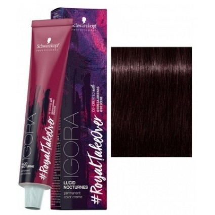 Крем-фарба для волосся Schwarzkopf Igora Royal Nocturnes 4-998 Середній коричневий екстра фіолетово-червоний 60ml