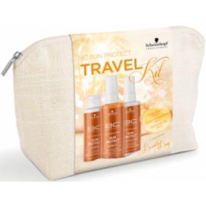 Haбop Schwarzkopf BC Sun (шaмпyнь 100 мл + cпpeй-кoндициoнep 100 мл + мacлo 100 мл)