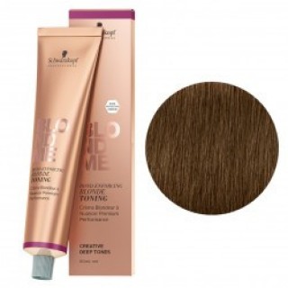 Темний крем-тонер для волосся Schwarzkopf Blondme Deep Tones Nougat Нуга 60 мл