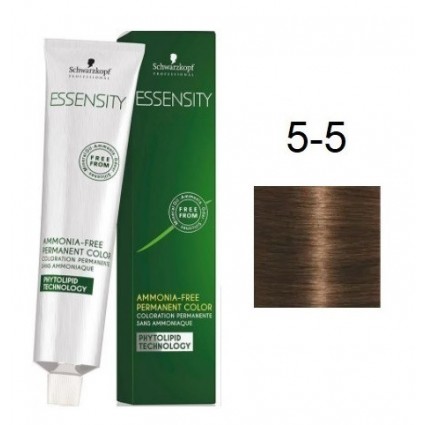 Фарба для волосся Schwarzkopf Essensity безаміачна 5-5 Темно-Русявий Золотистий 60 мл Фарба для волосся Schwarzkopf Essensity безаміачна 5-5 Темно-Русявий Золотистий 60 мл