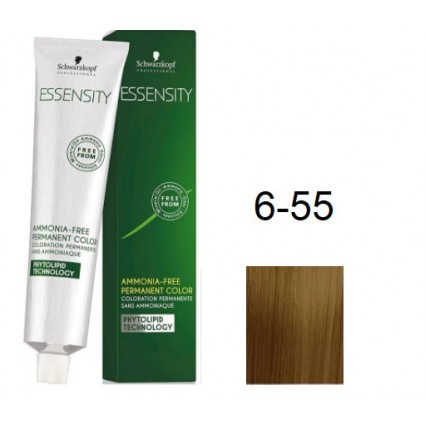 Фарба для волосся Schwarzkopf Essensity безаміачна 6-55 Темно-Русявий Екстра Золотистий 60 мл Фарба для волосся Schwarzkopf Essensity безаміачна 6-55 Темно-Русявий Екстра Золотистий 60 мл