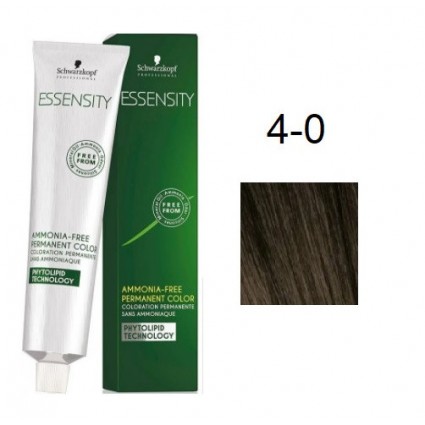 Фарба для волосся Schwarzkopf Essensity безаміачна 4-0 Середньо-Коричневий Натуральний 60 мл Фарба для волосся Schwarzkopf Essensity безаміачна 4-0 Середньо-Коричневий Натуральний 60 мл