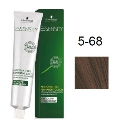 Фарба для волосся Schwarzkopf Essensity безаміачна 5-68 Світло-Коричневий Шоколадно-Червоний 60 мл Фарба для волосся Schwarzkopf Essensity безаміачна 5-68 Світло-Коричневий Шоколадно-Червоний 60 мл