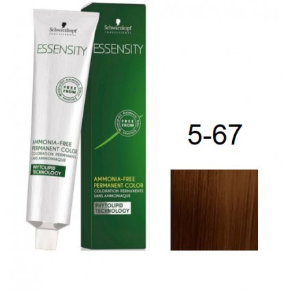 Фарба для волосся Schwarzkopf Essensity безаміачна 5-67 Світло-Коричневий Шоколадно-Мідний 60 мл Фарба для волосся Schwarzkopf Essensity безаміачна 5-67 Світло-Коричневий Шоколадно-Мідний 60 мл