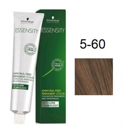 Фарба для волосся Schwarzkopf Essensity безаміачна 5-60 Світло-Коричневий Шоколадний Натуральний 60 мл