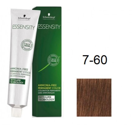 Фарба для волосся Schwarzkopf Essensity безаміачна 7-60 Середньо-русявий Шоколадний Натуральний 60 мл Фарба для волосся Schwarzkopf Essensity безаміачна 7-60 Середньо-русявий Шоколадний Натуральний 60 мл