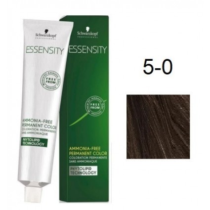 Фарба для волосся Schwarzkopf Essensity безаміачна 5-0 Натуральний Світло-Коричневий 60 мл Фарба для волосся Schwarzkopf Essensity безаміачна 5-0 Натуральний Світло-Коричневий 60 мл