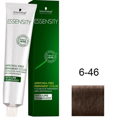 Фарба для волосся Schwarzkopf Essensity безаміачна 6-46 Темно-русявий Бежевий Шоколад 60мл