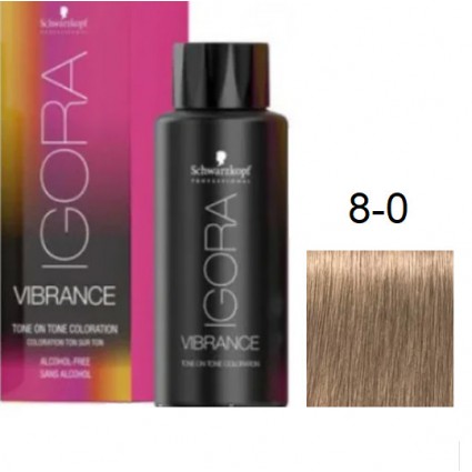 Фарба для волосся Schwarzkopf igora Vibrance безаміачна 8-0 Світло-русявий 60 мл Фарба для волосся Schwarzkopf igora Vibrance безаміачна 8-0 Світло-русявий 60 мл