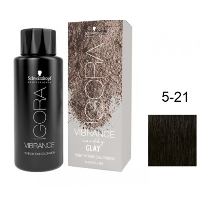 Фарба для волосся Igora Vibrance Raw Essintials 5-21 Попелястий кедр 60мл