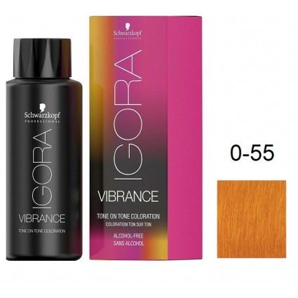 Безаміачна фарба для волосся Schwarzkopf Igora Vibrance Микстон 0-55 Жовтий 60 мл