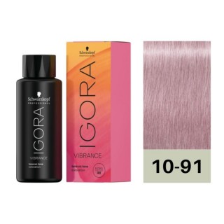 Фарба для волосся Schwarzkopf Igora Vibrance 10-91 Блондин фіолетово-попелястий 60 мл