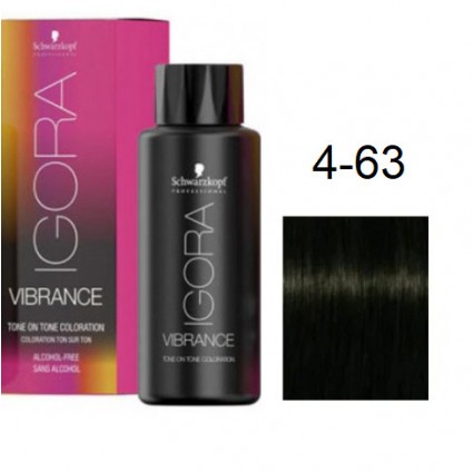 Фарба для волосся Schwarzkopf igora Vibrance безаміачна 4-63 Середній коричневий шоколадний матовий 60 мл Фарба для волосся Schwarzkopf igora Vibrance безаміачна 4-63 Середній коричневий шоколадний матовий 60 мл