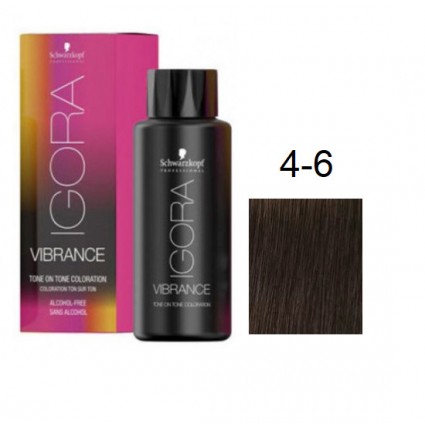Фарба для волосся Schwarzkopf igora Vibrance безаміачна 4-6 Середній коричневий шоколадний 60 мл Фарба для волосся Schwarzkopf igora Vibrance безаміачна 4-6 Середній коричневий шоколадний 60 мл