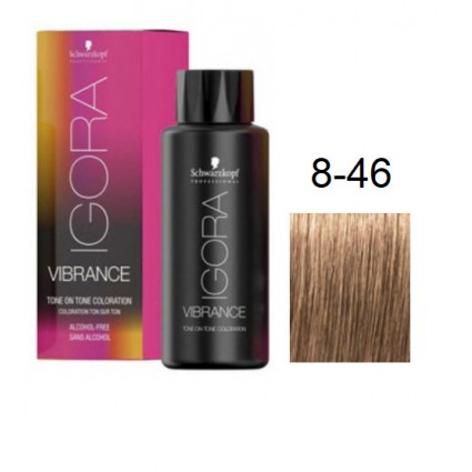 Фарба для волосся Schwarzkopf igora Vibrance безаміачна 8-46 Світлий русявий бежевий шоколадний 60 мл Фарба для волосся Schwarzkopf igora Vibrance безаміачна 8-46 Світлий русявий бежевий шоколадний 60 мл