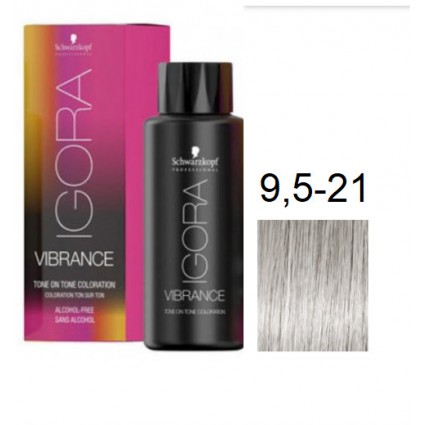 Фарба для волосся Schwarzkopf igora Vibrance безаміачна 9,5-21 Світлий Блонд Пастель попелястий сандре 60 мл Фарба для волосся Schwarzkopf igora Vibrance безаміачна 9,5-21 Світлий Блонд Пастель попелястий сандре 60 мл