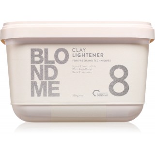 Глиняна пудра для технік вільної руки Schwarzkopf Professional BlondMe Clay Lightener 8 350 г
