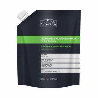 Зелений знебарвлюючий порошок для крижаного блонду Hair Company Bleaching Powder Green Matcha 500 г