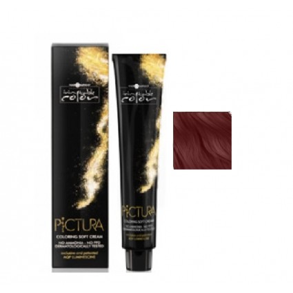 Крем-фарба для волосся Hair Company Inimitable Pictura 6.62 темно-русявий червоний ірис 100 мл