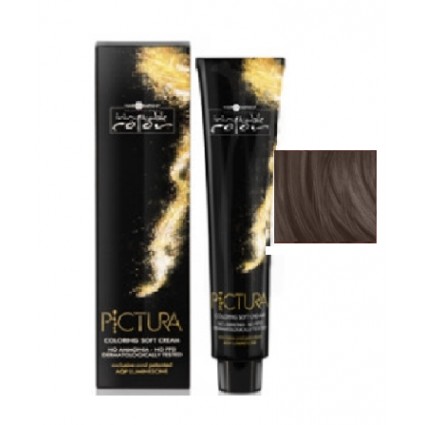 Крем-фарба для волосся Hair Company Inimitable Pictura 4.13 Каштановий крижаний 100 мл Крем-фарба для волосся Hair Company Inimitable Pictura 4.13 Каштановий крижаний 100 мл