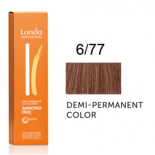 Крем-фарба Londa Professional без аміаку 6/77 Темний блонд інтенсивно-коричневий 60 мл.